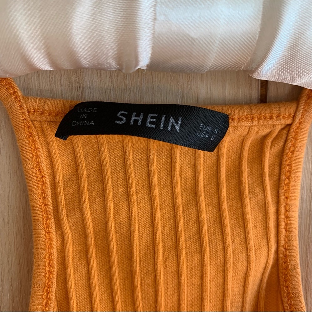 Bundle Blue & Orange Ribbed Crop Tops - Picture 16 of 16
